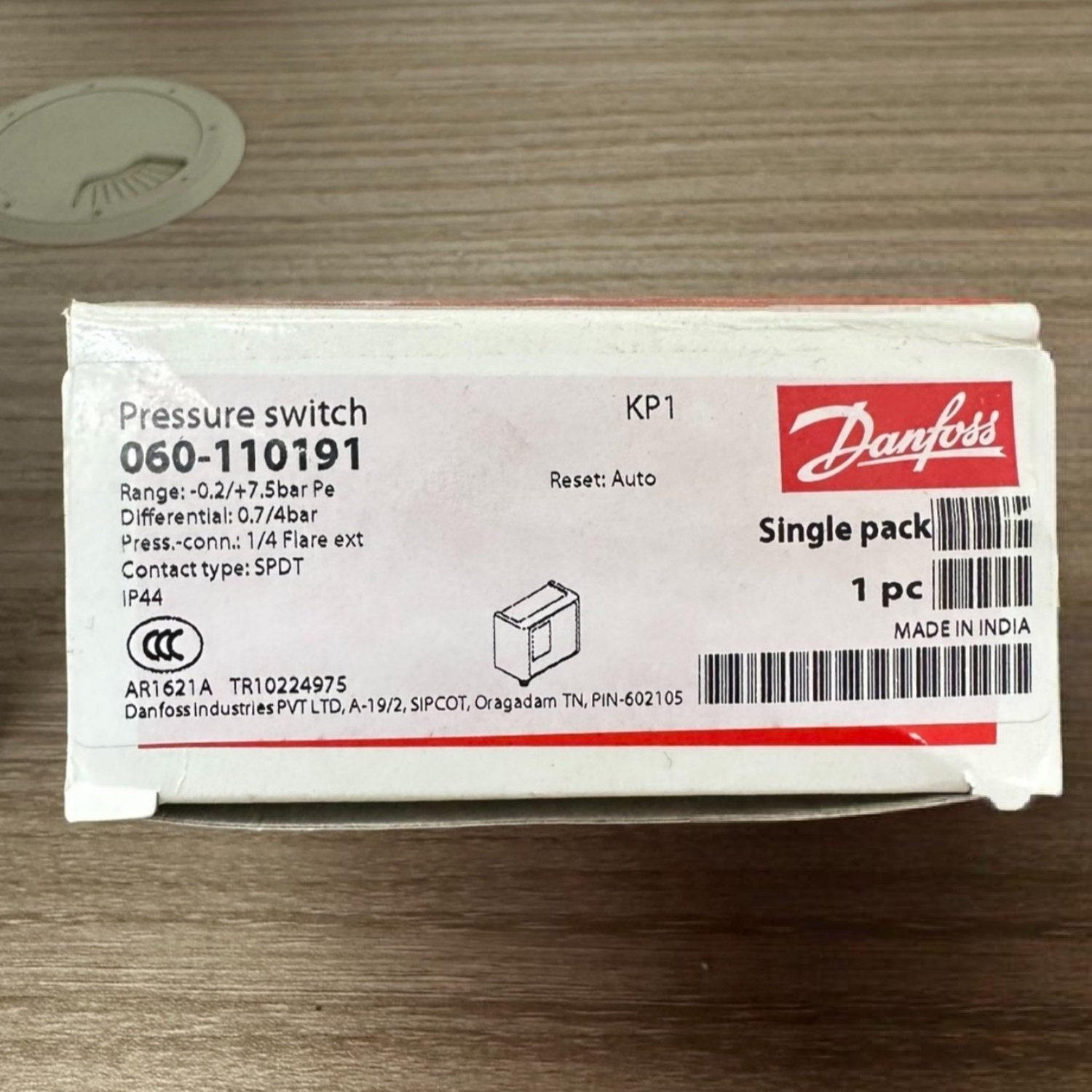 DANFOSS 060-110191 Low-Pressure Switch (KP1 Series) - Image 5