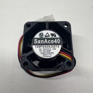 Sanyo Denki 109P0424J3073 DC24V 0.18A 3-Wire DC Cooling Fan (San Ace 40 Series)
