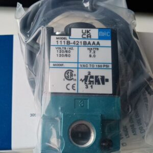 MAC 111B-421BAAA 3-Way Inline Solenoid Valve (100 Series)