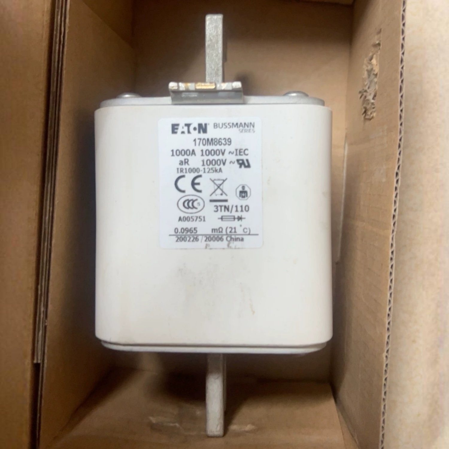BUSSMANN 170M8639 Square-Body Semiconductor Fuse (170M Series) - Image 5