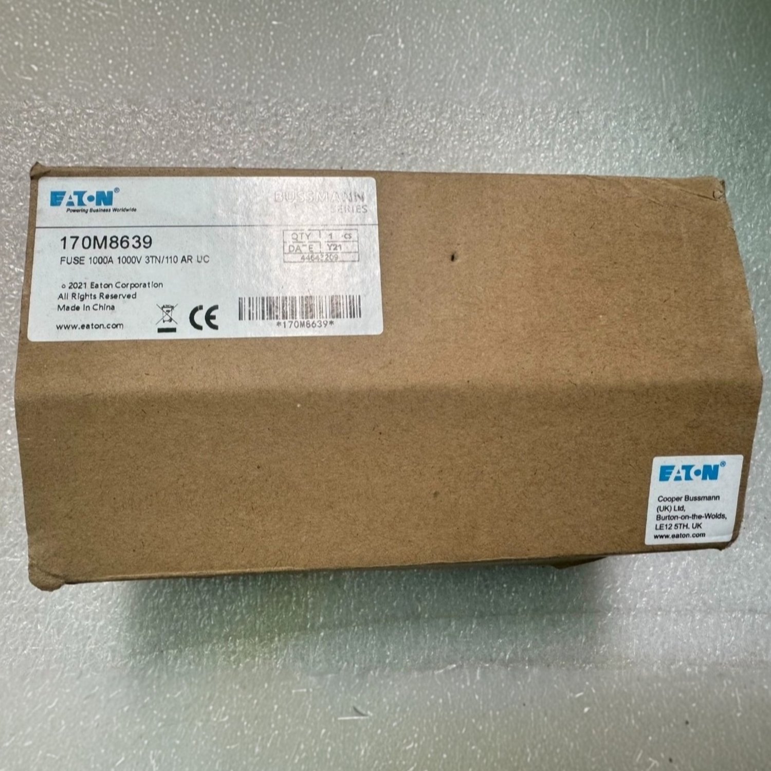 BUSSMANN 170M8639 Square-Body Semiconductor Fuse (170M Series) - Image 7
