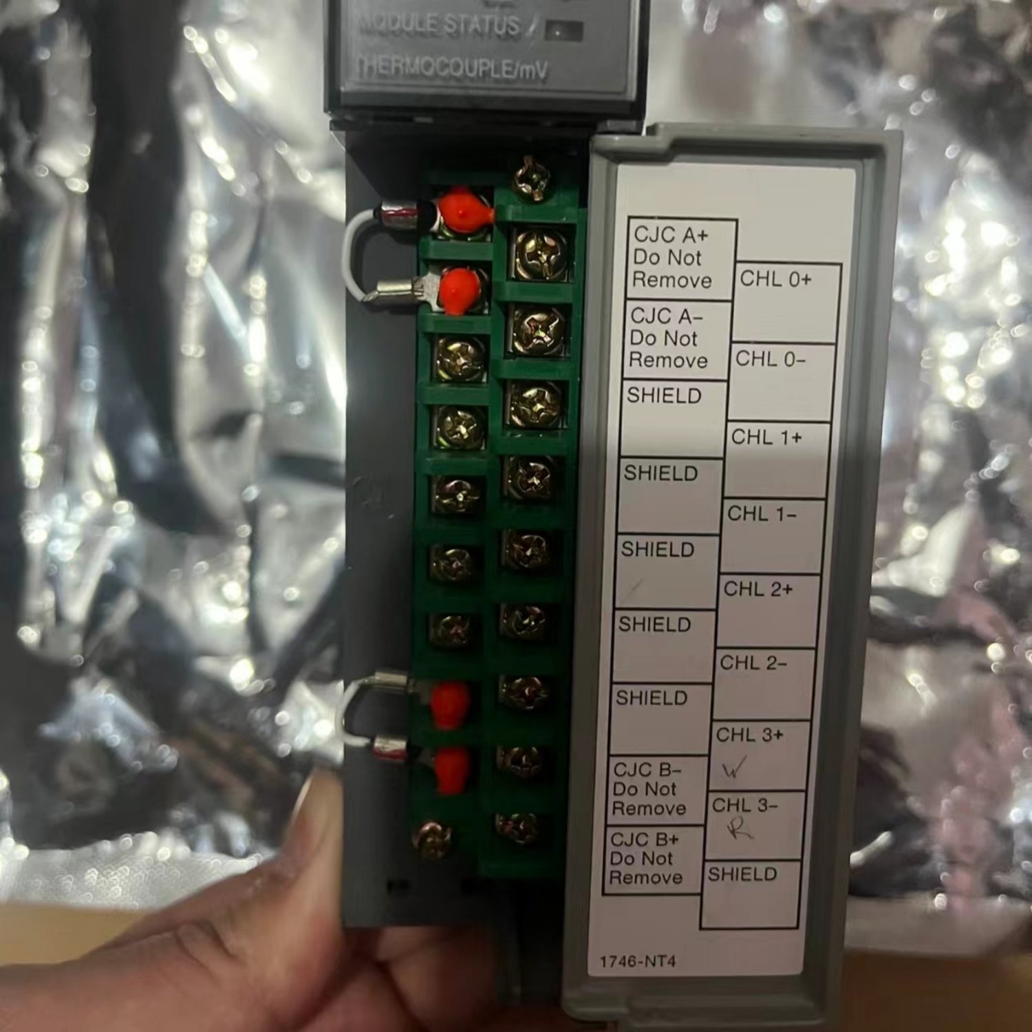 ALLEN-BRADLEY 1746-NT4 SER.B Thermocouple Input Module (SLC 500) - Image 3