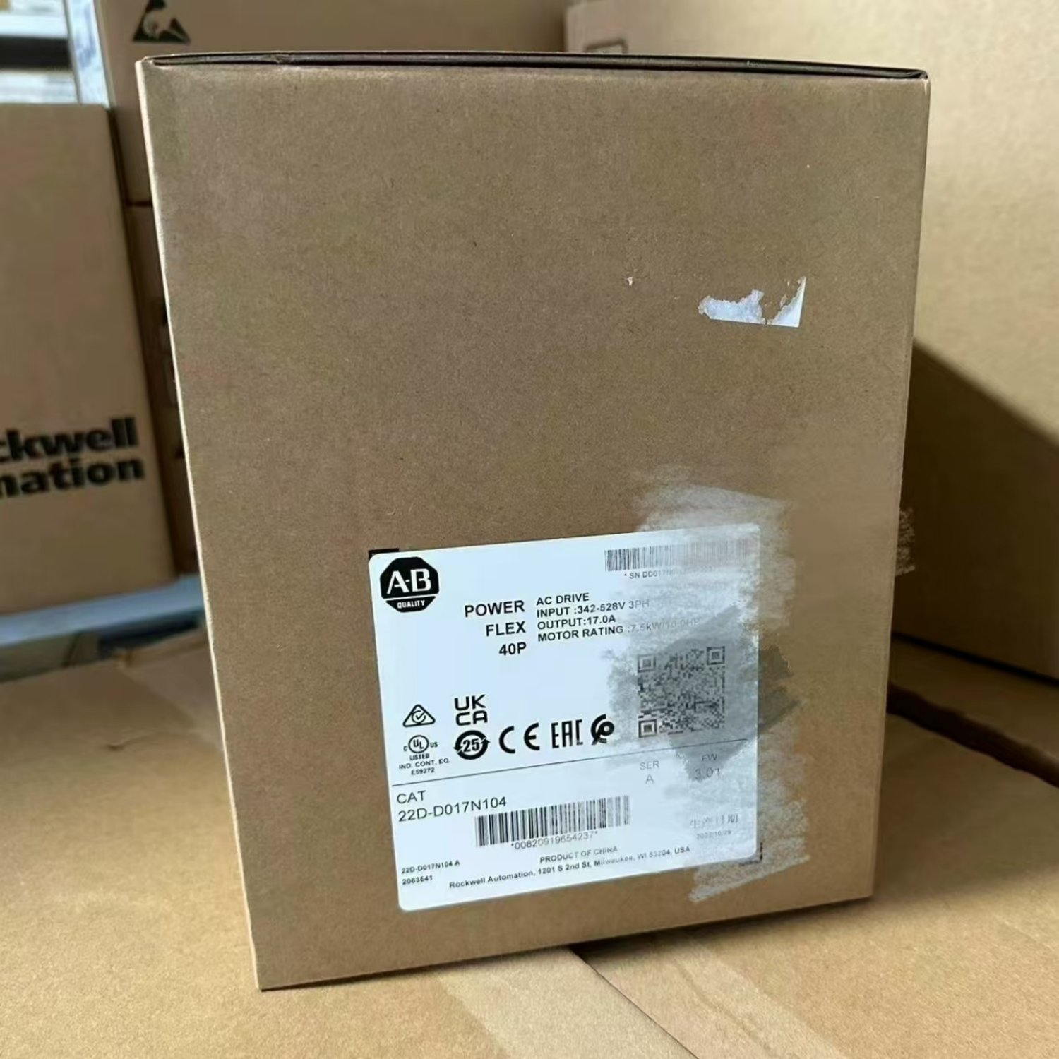 ALLEN-BRADLEY 22B-D017N104 Variable Frequency Drive (VFD) (PowerFlex 40) - Image 2