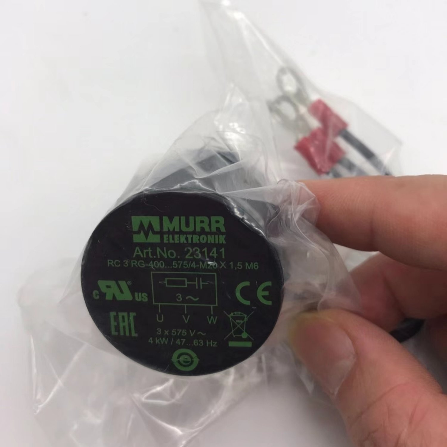 MURR 23141 Motor EMI Line Filter - Image 2