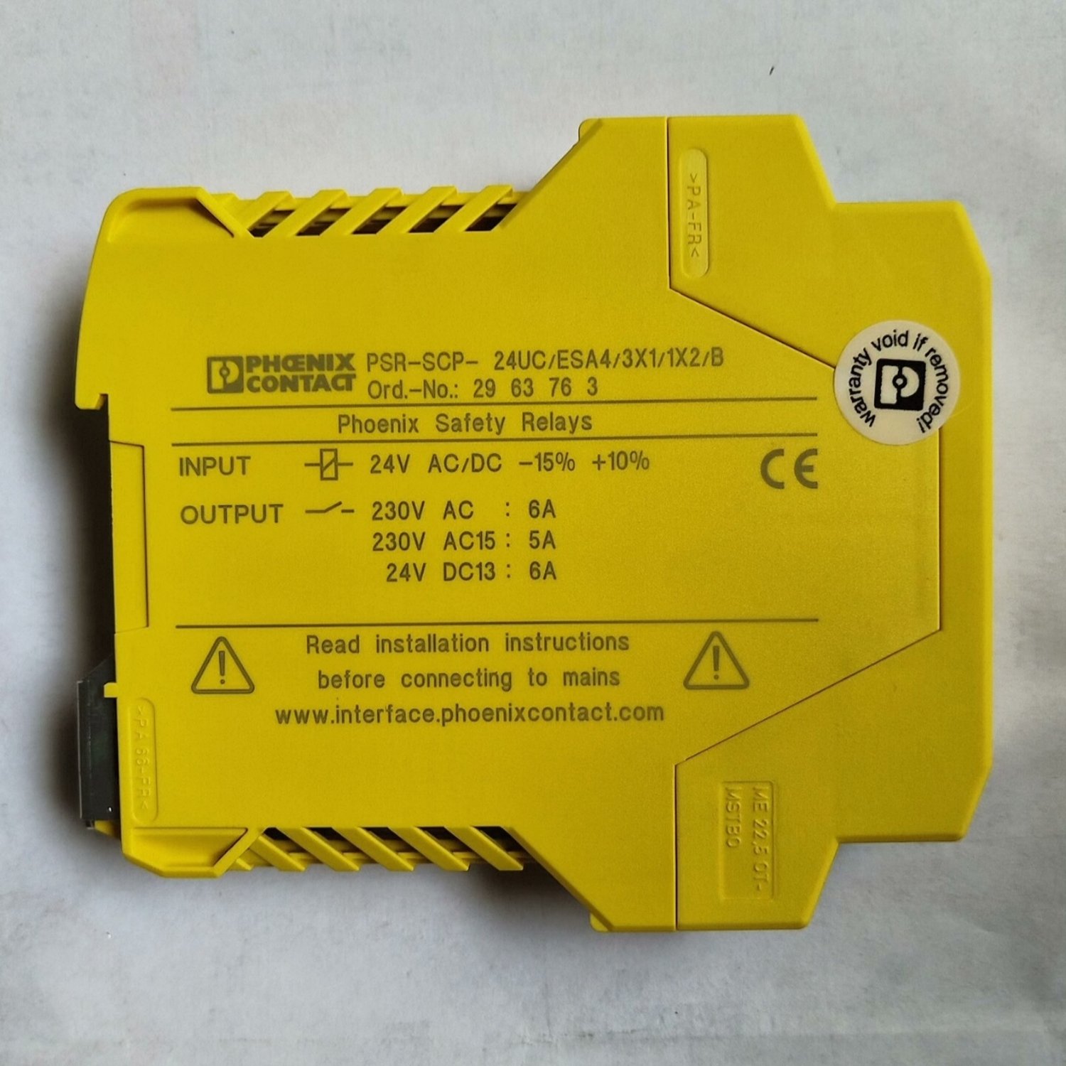 PHOENIX CONTACT 2963763 Safety Relay (PSR-SCP) - Image 3