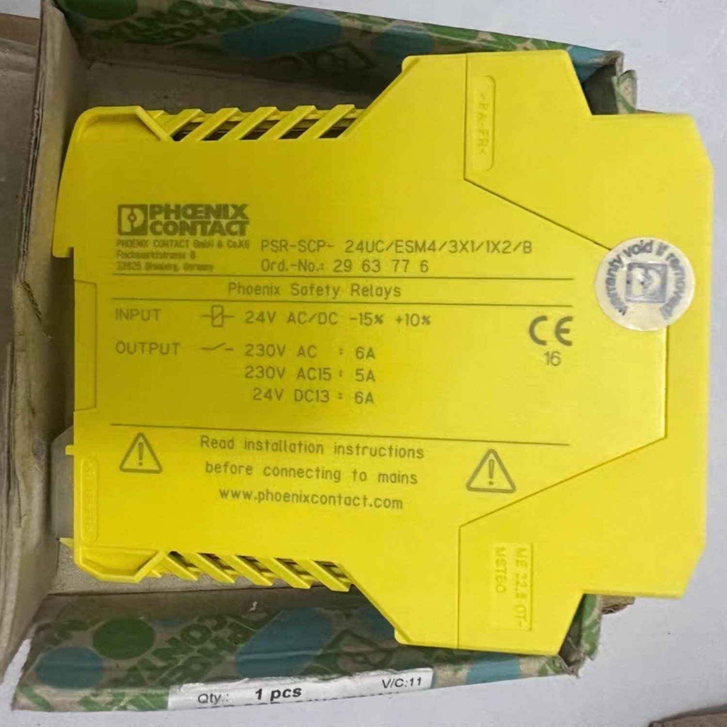 PHOENIX CONTACT 2963776 Safety Relay (PSR-SCP) - Image 2