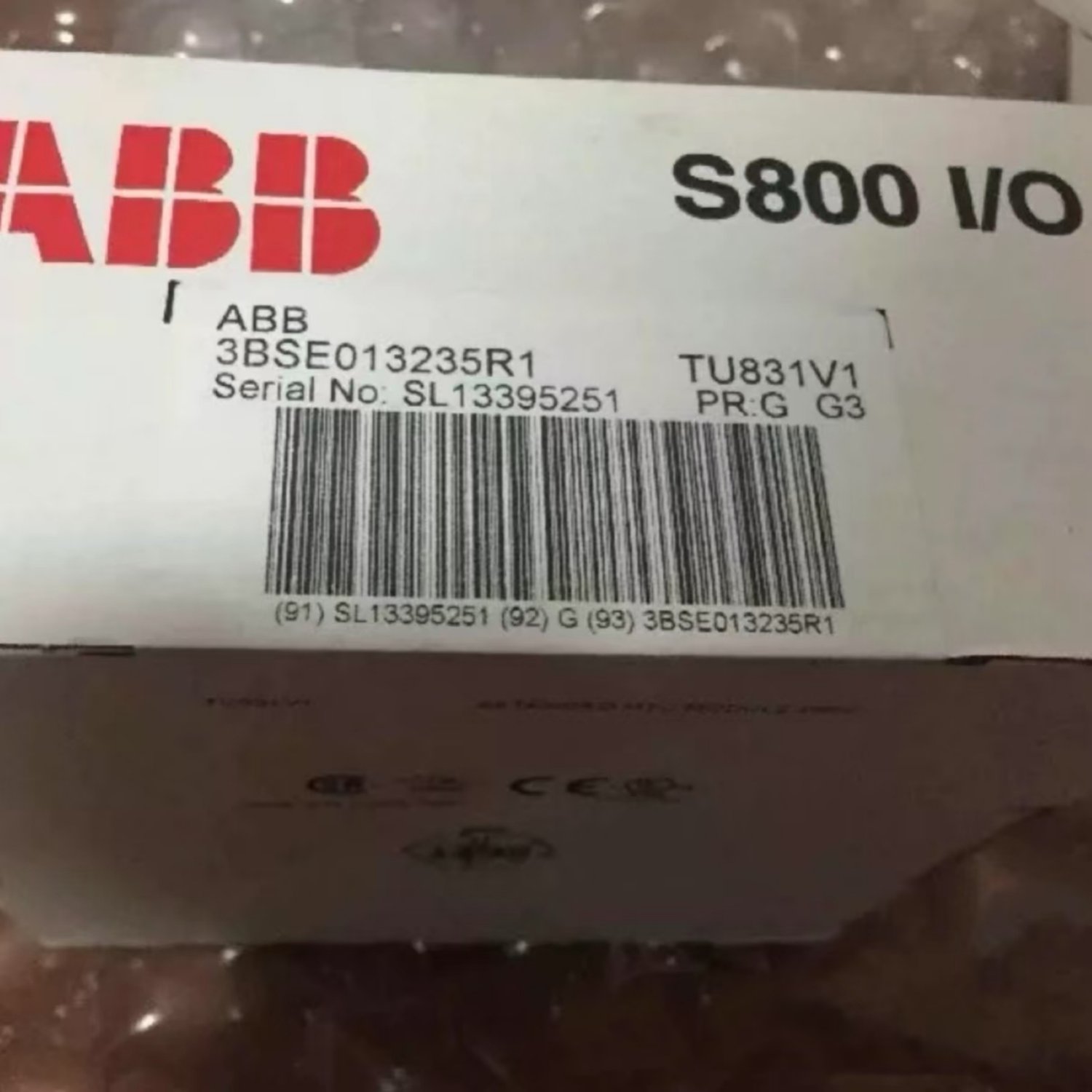 ABB 3BSE013235R1 TU831V1 Module Termination Unit (MTU) (S800 I/O)