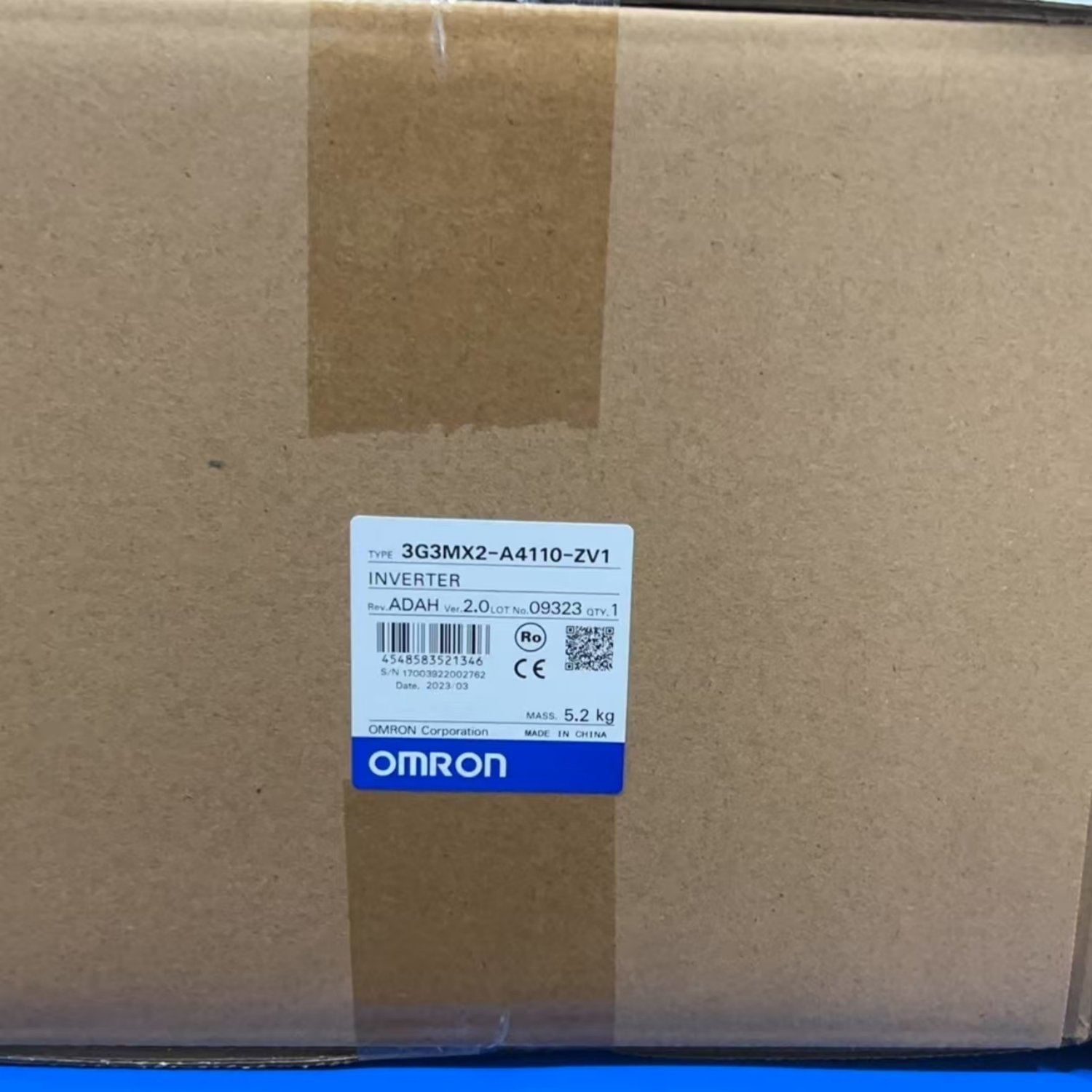 OMRON 3G3MX2-A4110-ZV1 Variable Frequency Drive (3G3MX2)