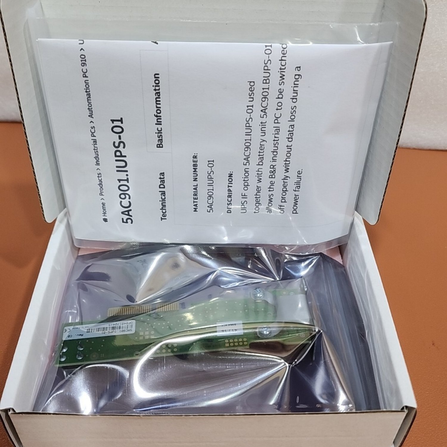 B&R 5AC901.IUPS-01 UPS Interface Card (APC)