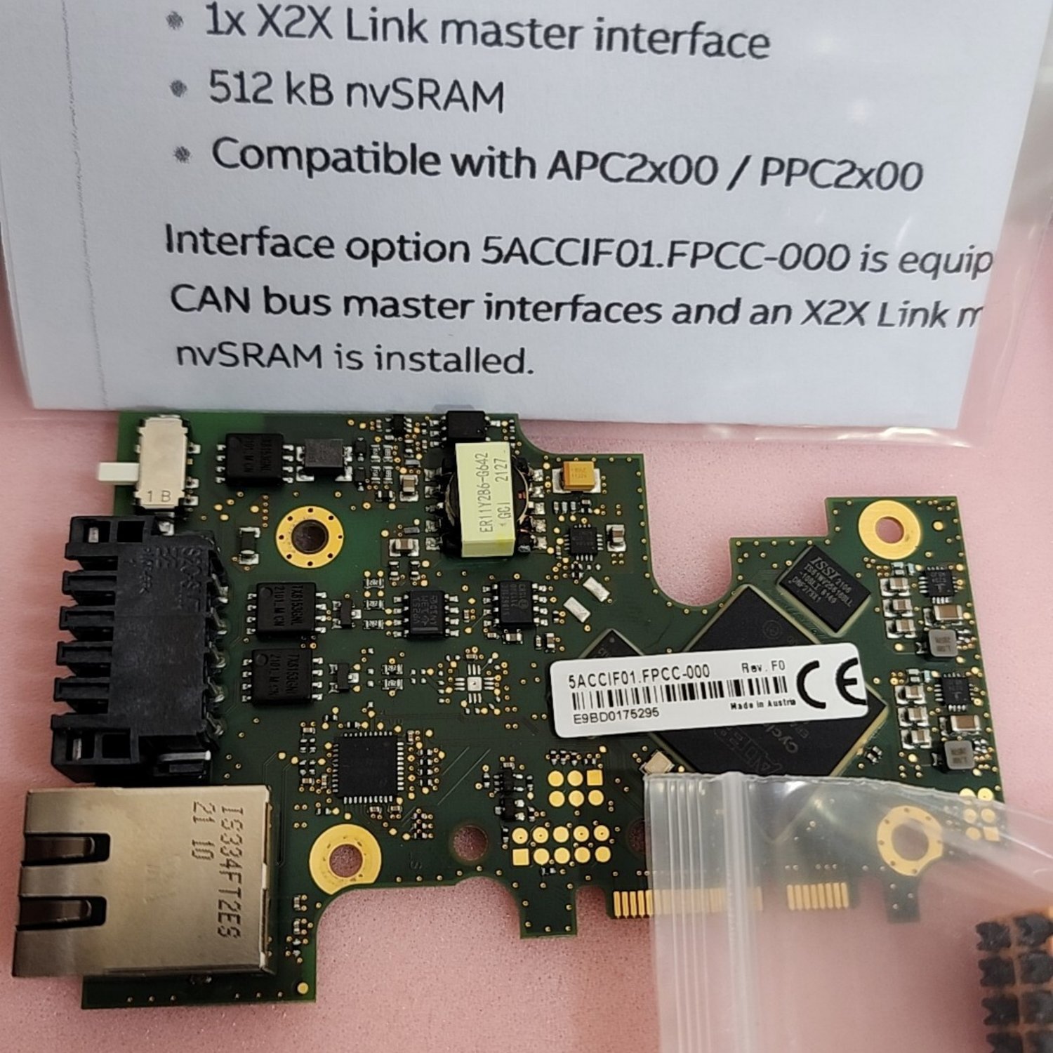 B&R 5ACCIF01.FPCC-000 Communication Interface Card (APC) - Image 2