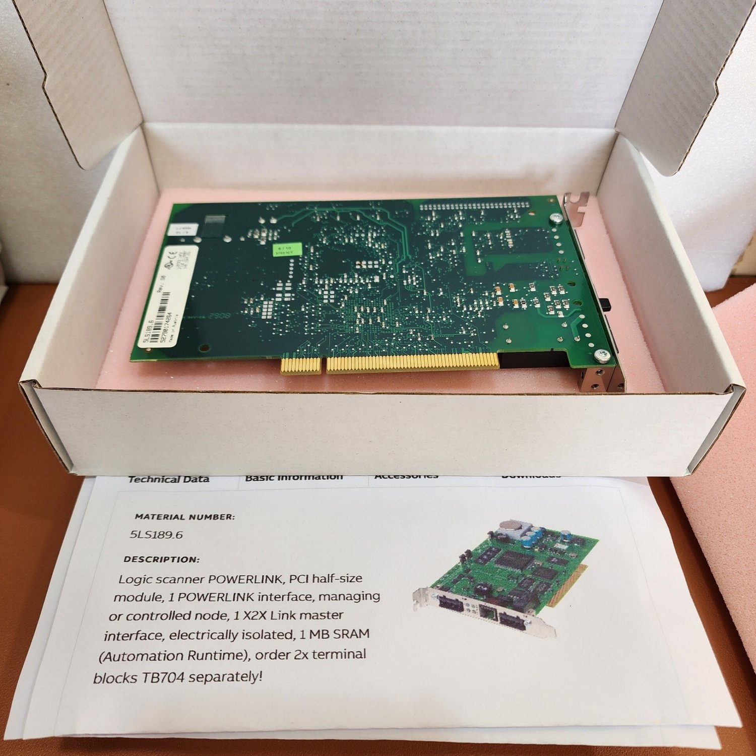 B&R 5LS189.6 Link Logic Scanner Module (POWERLINK) - Image 2