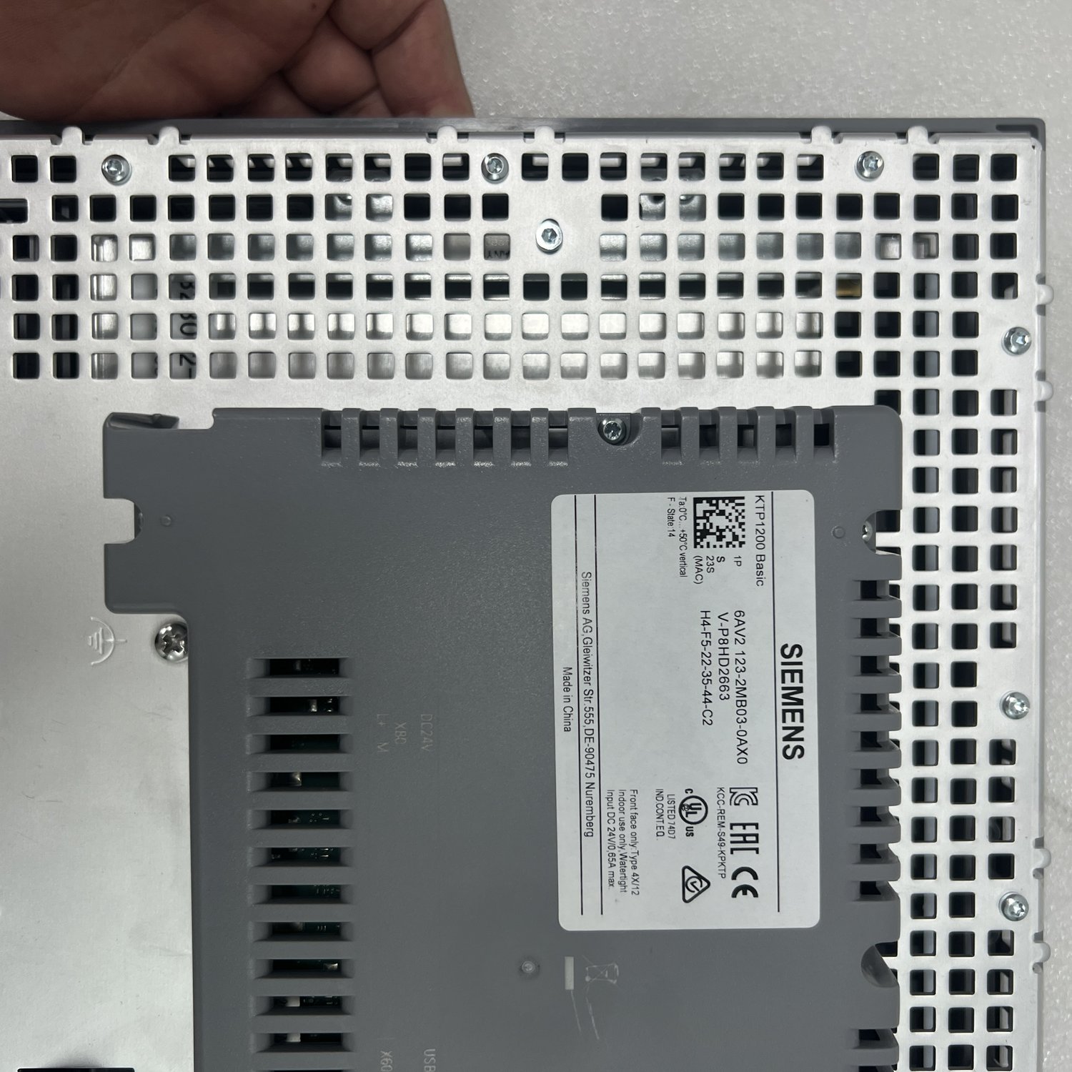 Siemens 6AV2123-2MB03-0AX0 HMI Basic Panel (SIMATIC KTP1200 Series) - Image 5