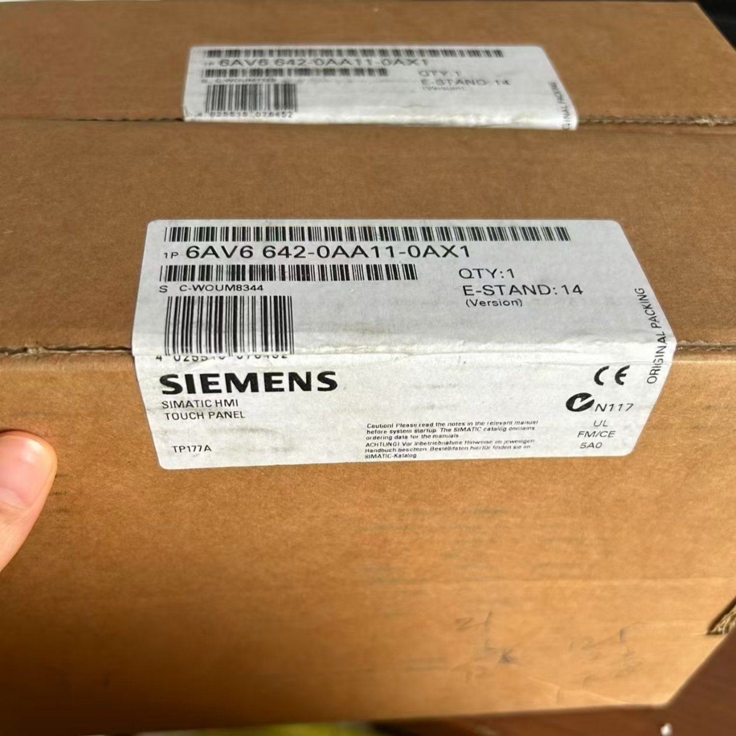 SIEMENS 6AV6642-0AA11-0AX1 Touch Screen