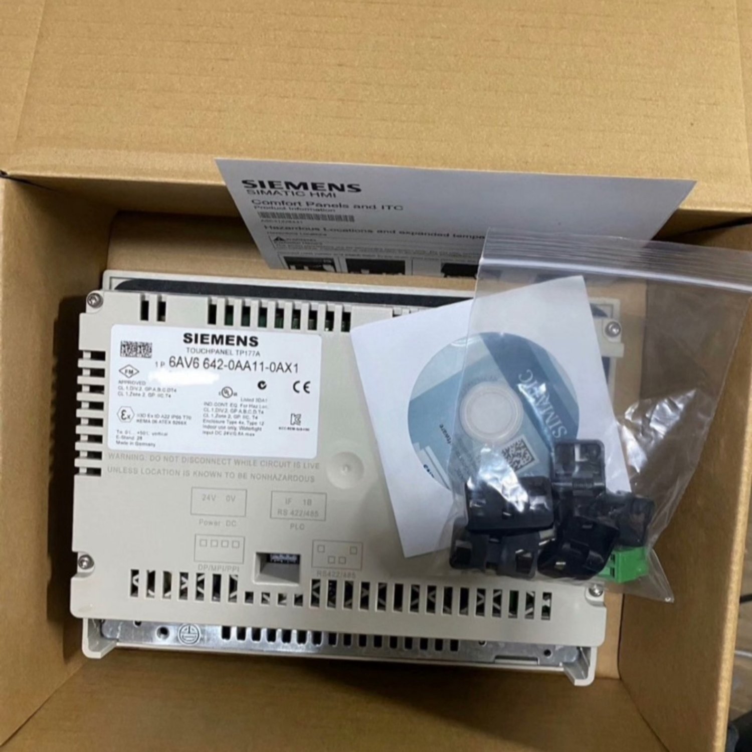 SIEMENS 6AV6642-0AA11-0AX1 Touch Panel (SIMATIC TP177A) - Image 13