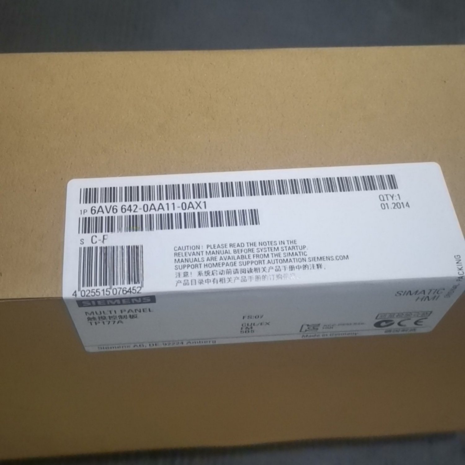 SIEMENS 6AV6642-0AA11-0AX1 Touch Panel (SIMATIC TP177A) - Image 9