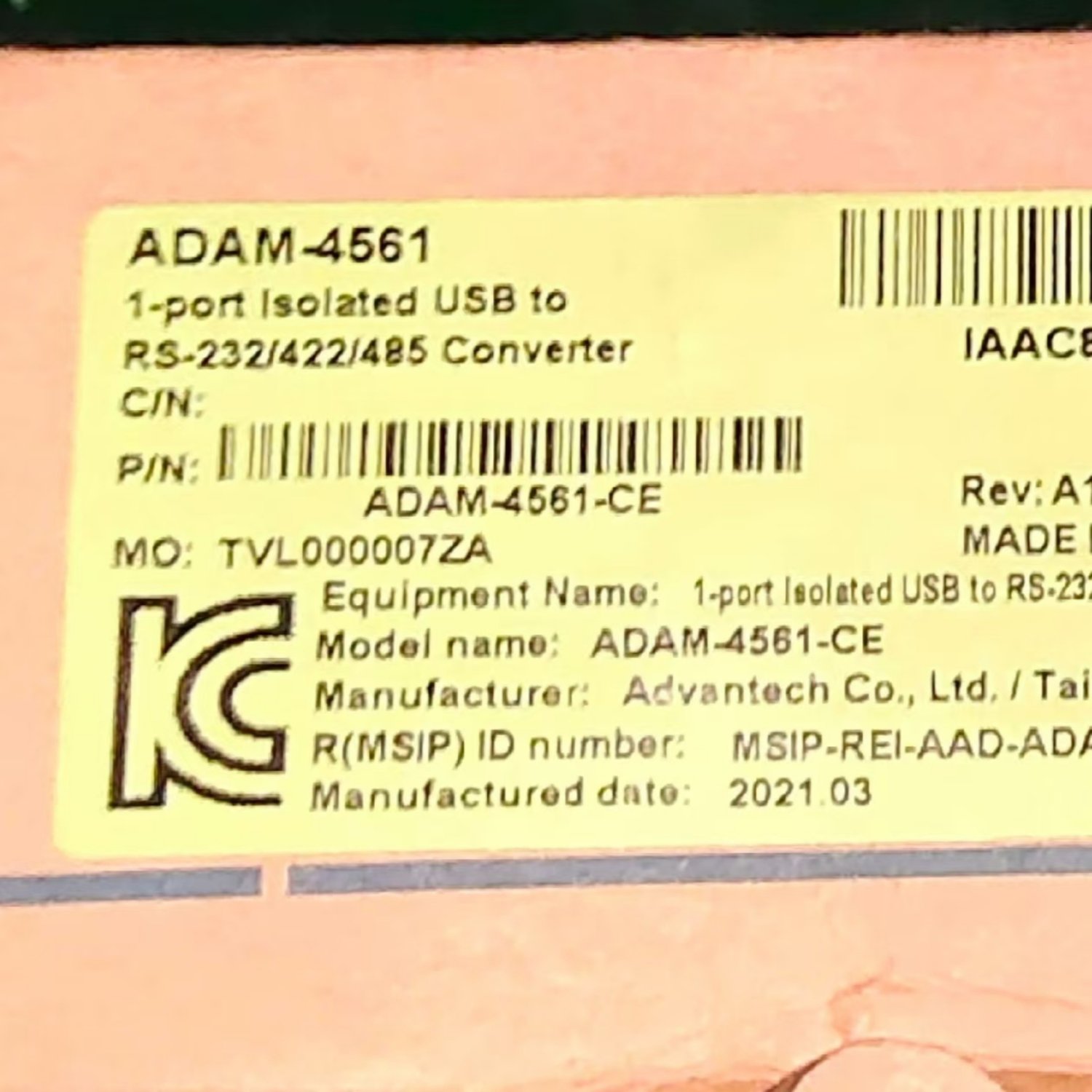 ADVANTECH ADAM-4561 USB-to-Serial Converter (ADAM) - Image 4