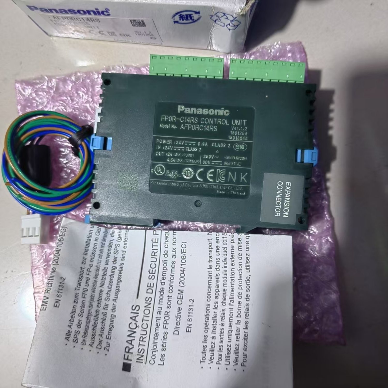 PANASONIC AFP0RC14RS FP0R-C14RS PLC CPU Unit (FP0R) - Image 2