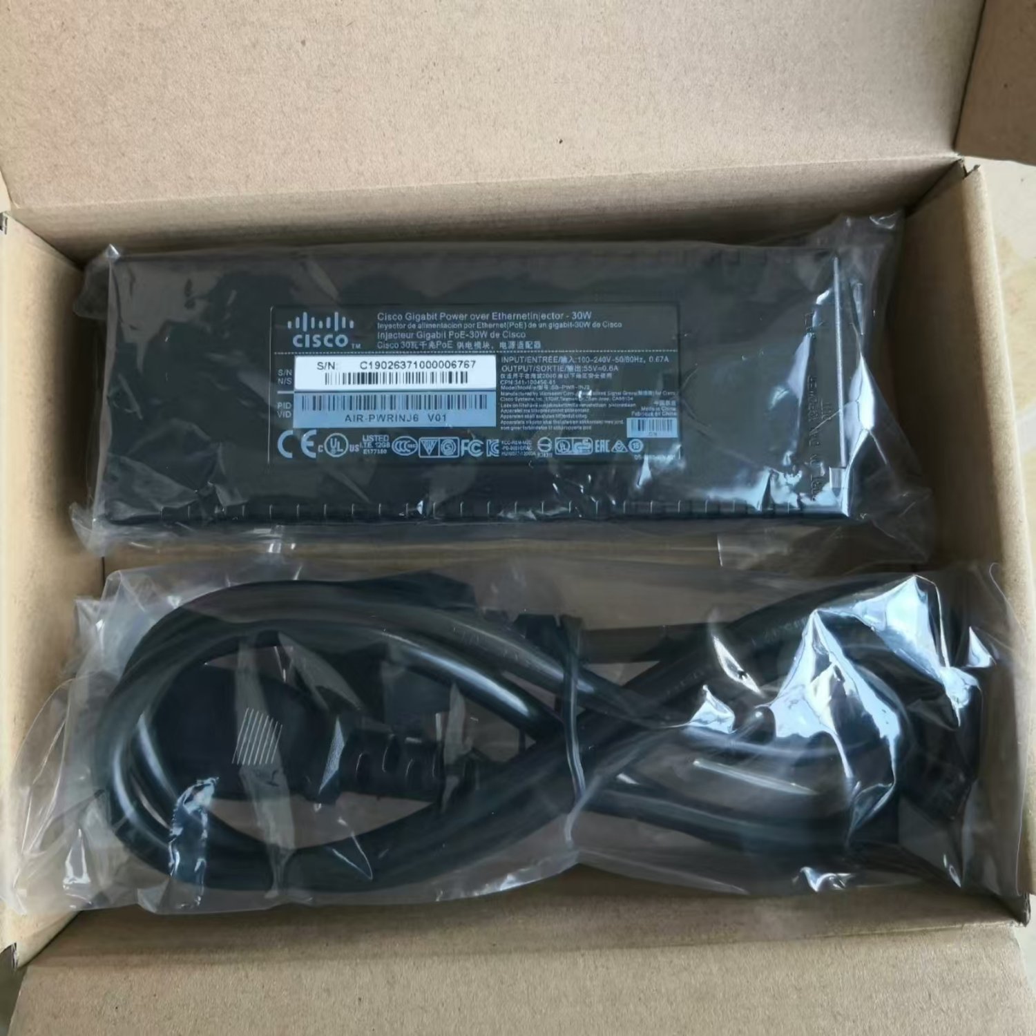 CISCO AIR-PWRINJ6 Power over Ethernet Injector (AIR-PWRINJ Series) - Image 2