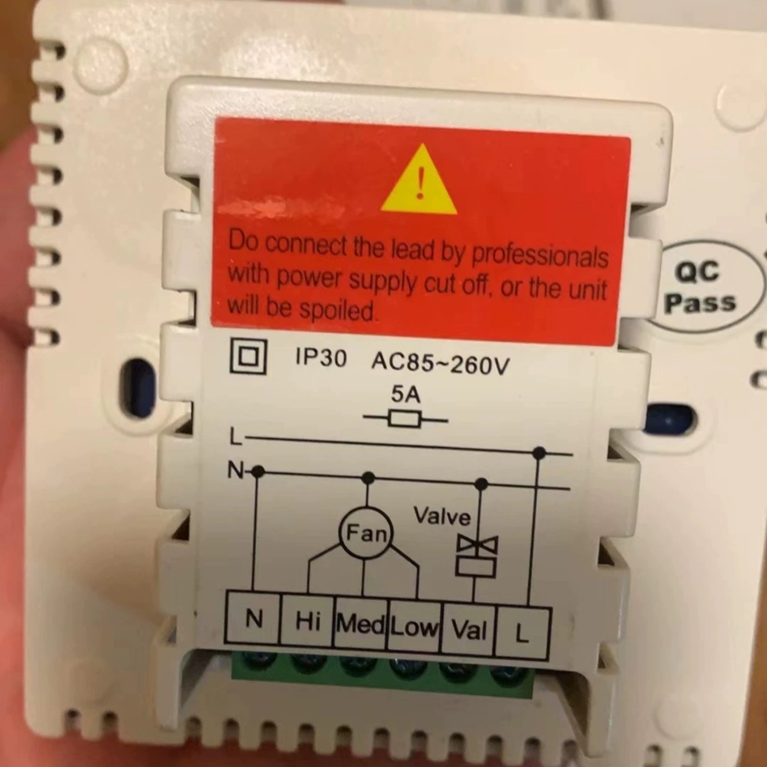 YORK APC-TMS2100DA-TRL Digital Thermostat (YORK) - Image 2
