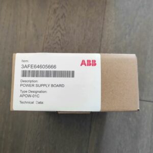 ABB APOW-01C Power Supply & Interface Board (ACS800)