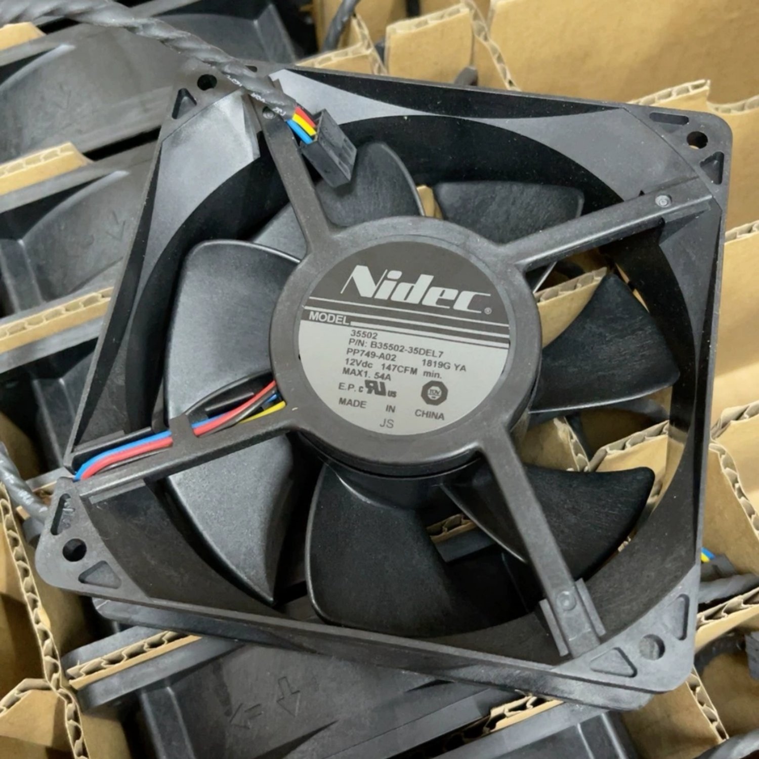 NIDEC B35502-35DEL7 Axial Server Cooling Fan (TA450DC Series)