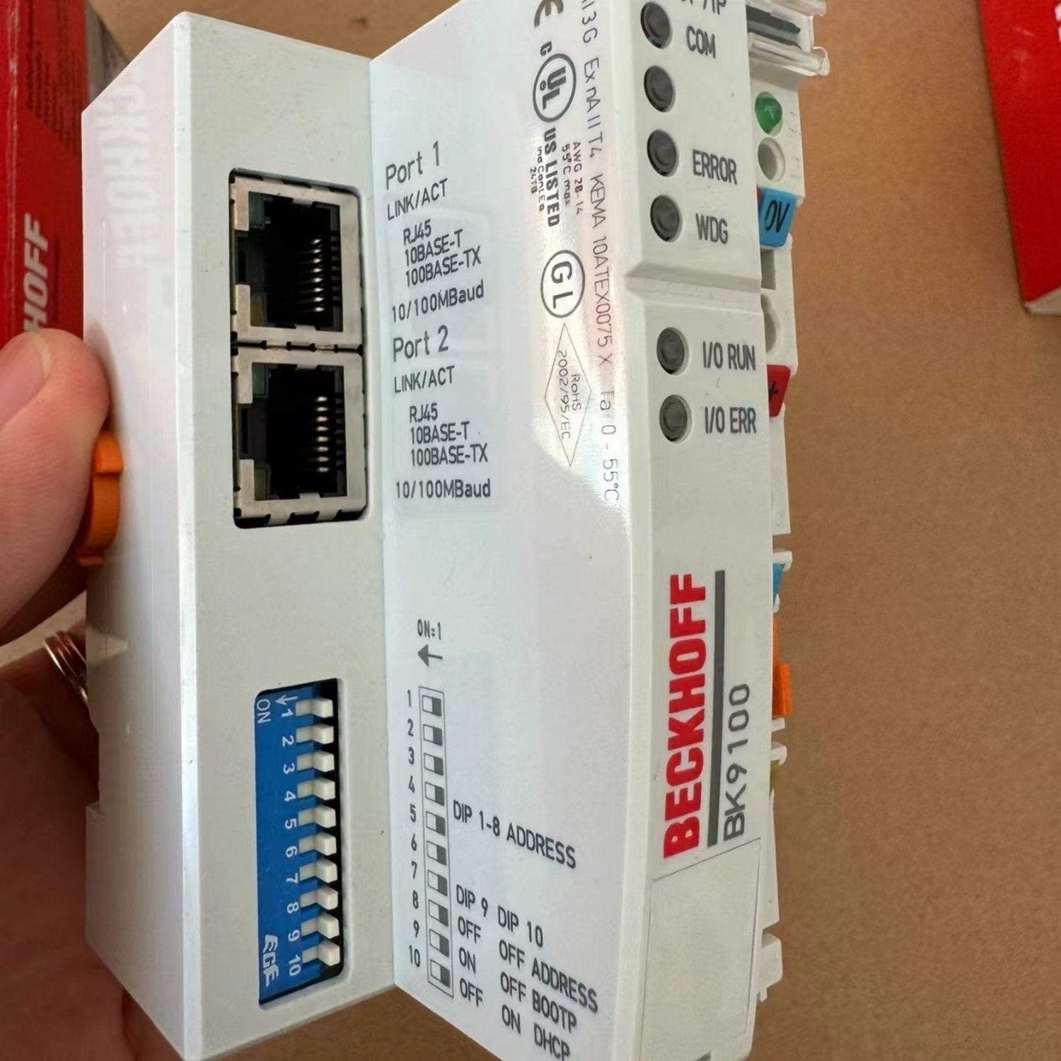 BECKHOFF BK9100 Ethernet Bus Coupler (BK Series) - Image 3