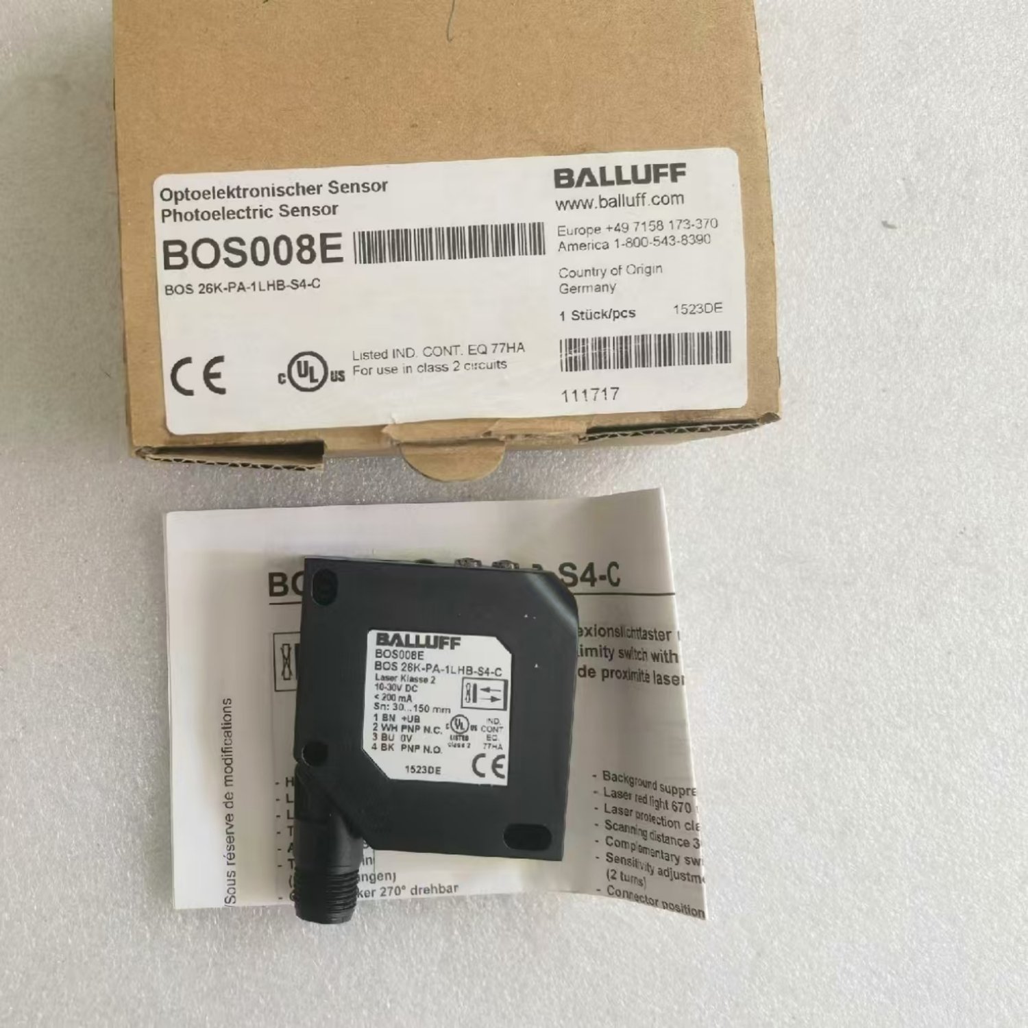 BALLUFF BOS26K-PA-1LHB-S4-C Sensor