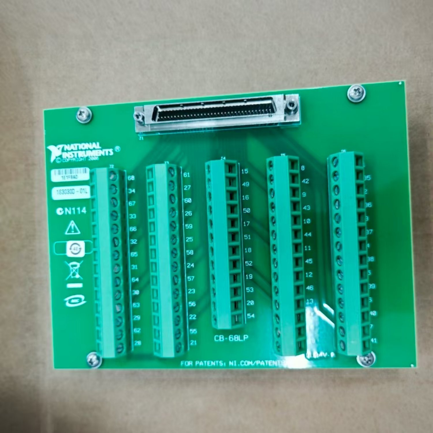 NI CB-68LP 68-Pin Connector Block (CB Series)