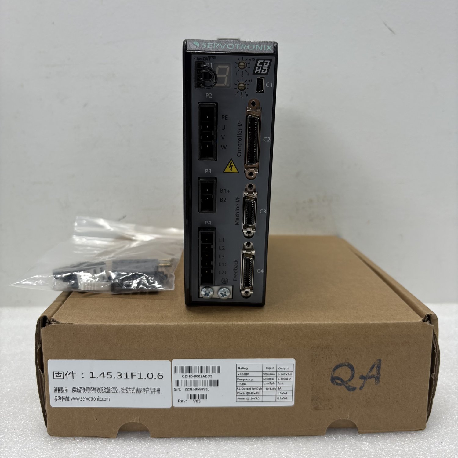 Servotronix CDHD-0062AEC2 Digital Servo Drive (CDHD Series)