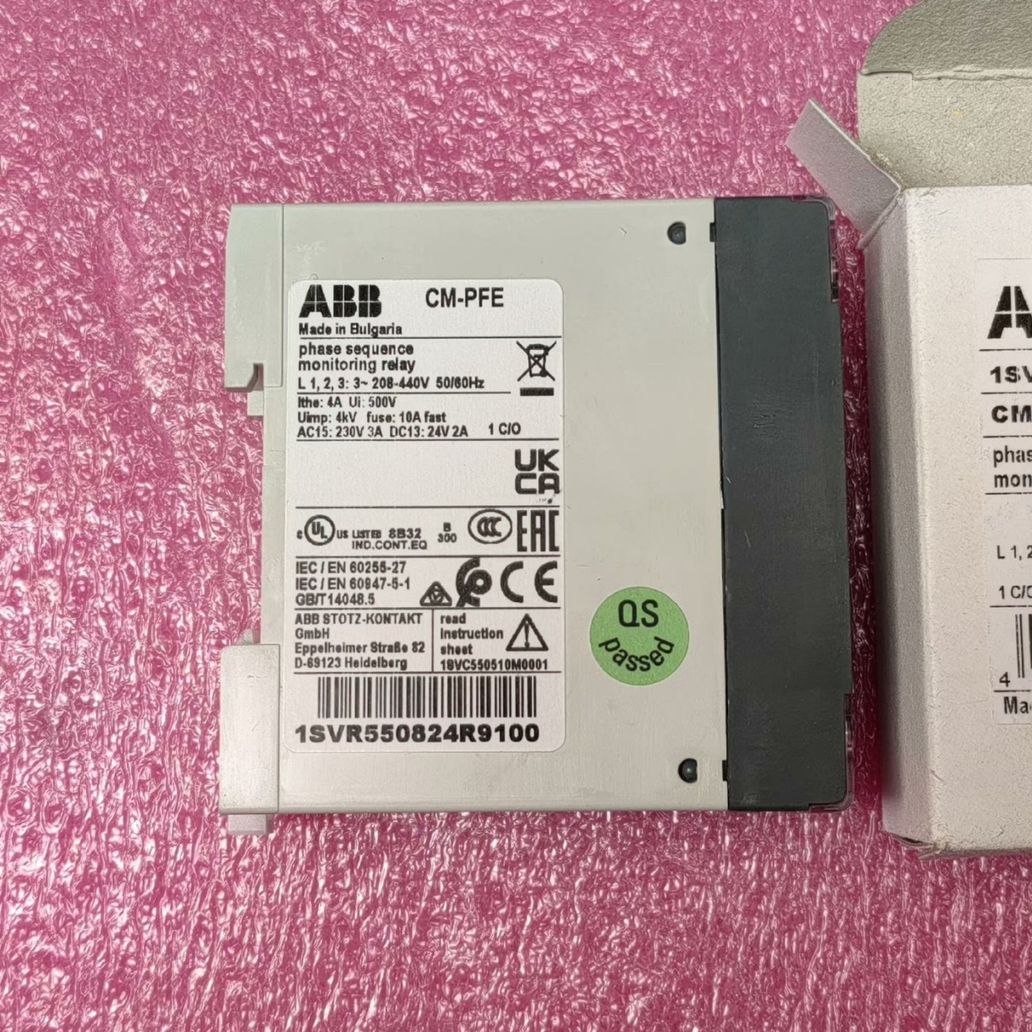 ABB CM-PFE Three-Phase Monitoring Relay (CM Series) - Image 3