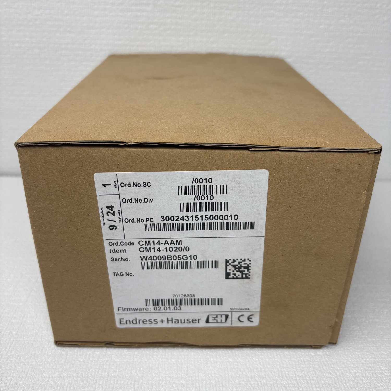 E+H CM14-AAM CM14-1020/0 Compact Panel Transmitter (Liquiline CM14 Series)