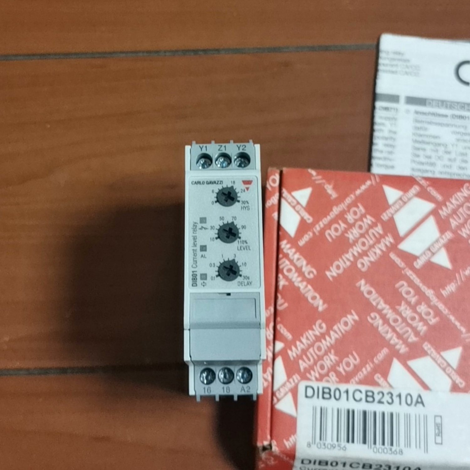 CARLO GAVAZZI DIB01CB2310A True RMS Current Monitoring Relay (DIB01 Series) - Image 5