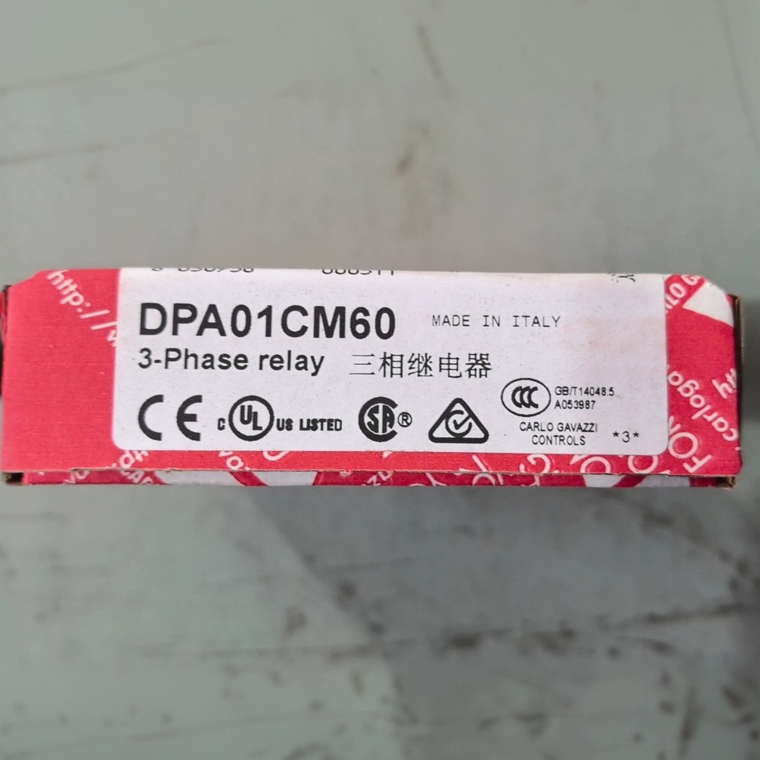 DPA01CM60 Phase Monitoring Relay For CARLO GAVAZZI