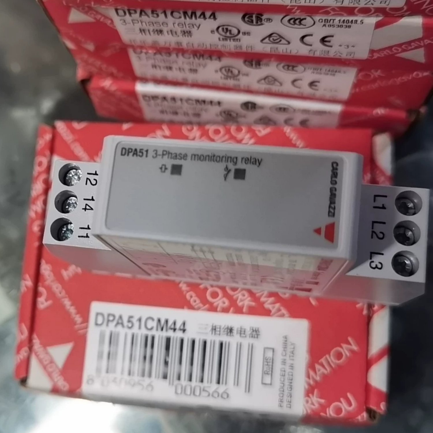 CARLO GAVAZZI DPA51CM44 Compact 3-Phase Monitoring Relay (DPA51 Series) - Image 2