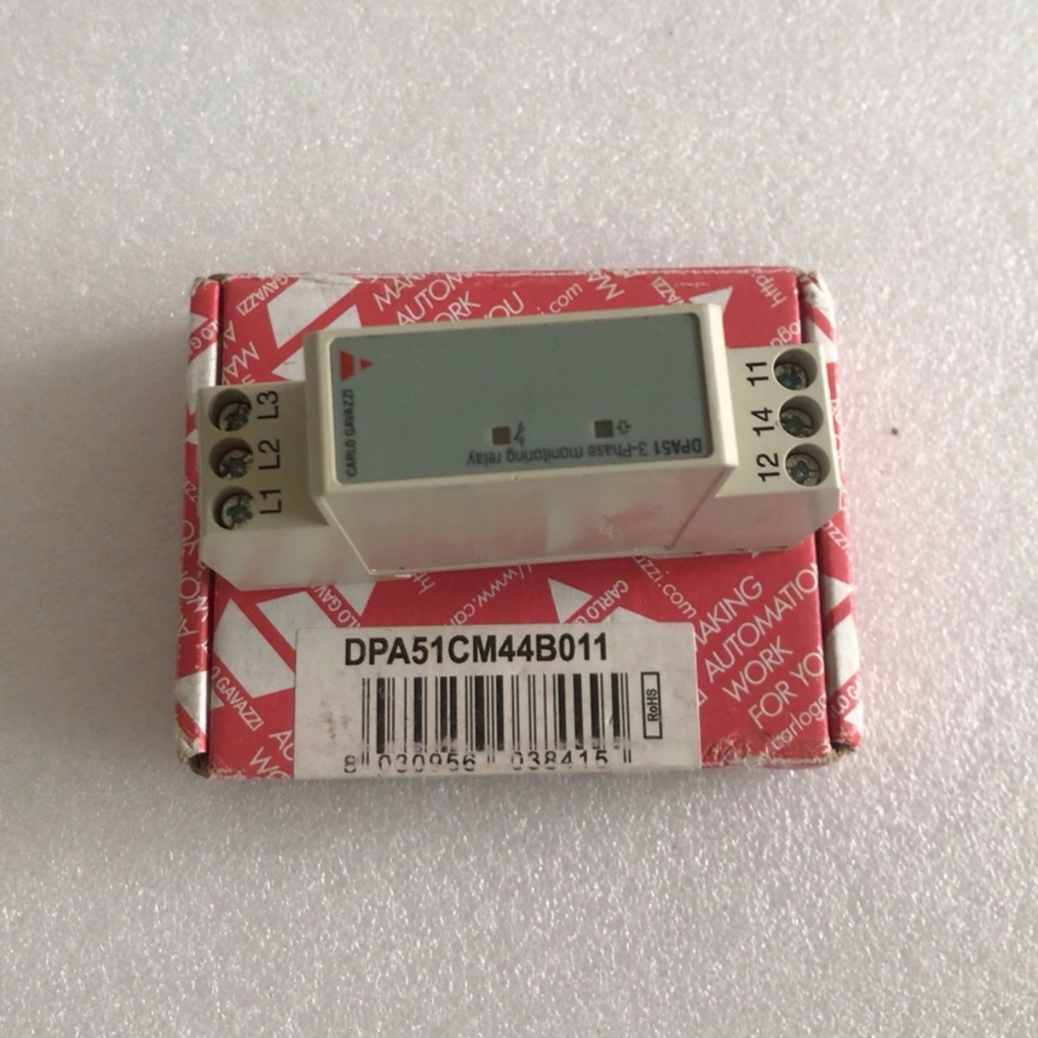 CARLO GAVAZZI DPA51CM44B011 3-Phase Monitoring Relay (DPA51 Series) - Image 2