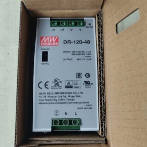 MEAN WELL DR-120-48 Industrial DIN-Rail Power Supply (DR-120 Series)