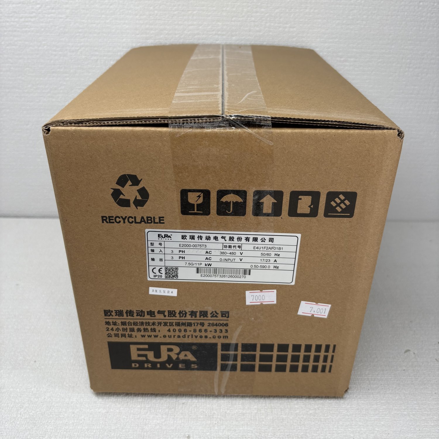 E2000-0075T3 EURA Variable Frequency Drive