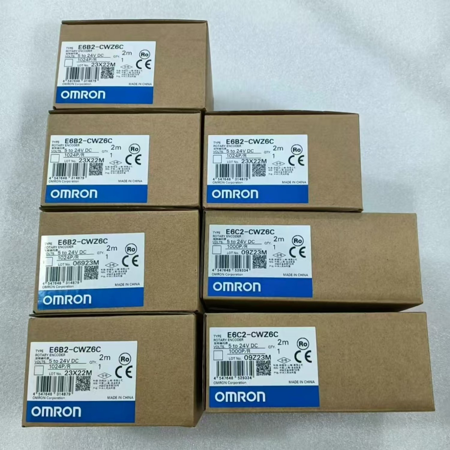 OMRON E6B2-CWZ6C 1024P-R Rotary Encoder (E6B2) - Image 6