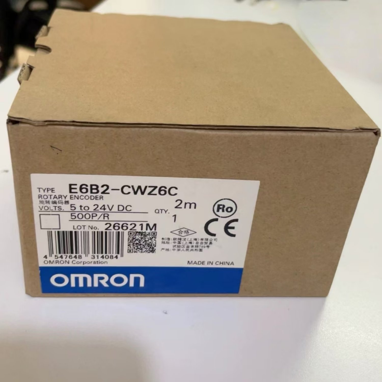 OMRON E6B2-CWZ6C 500P R Rotary Encoder (E6B2)