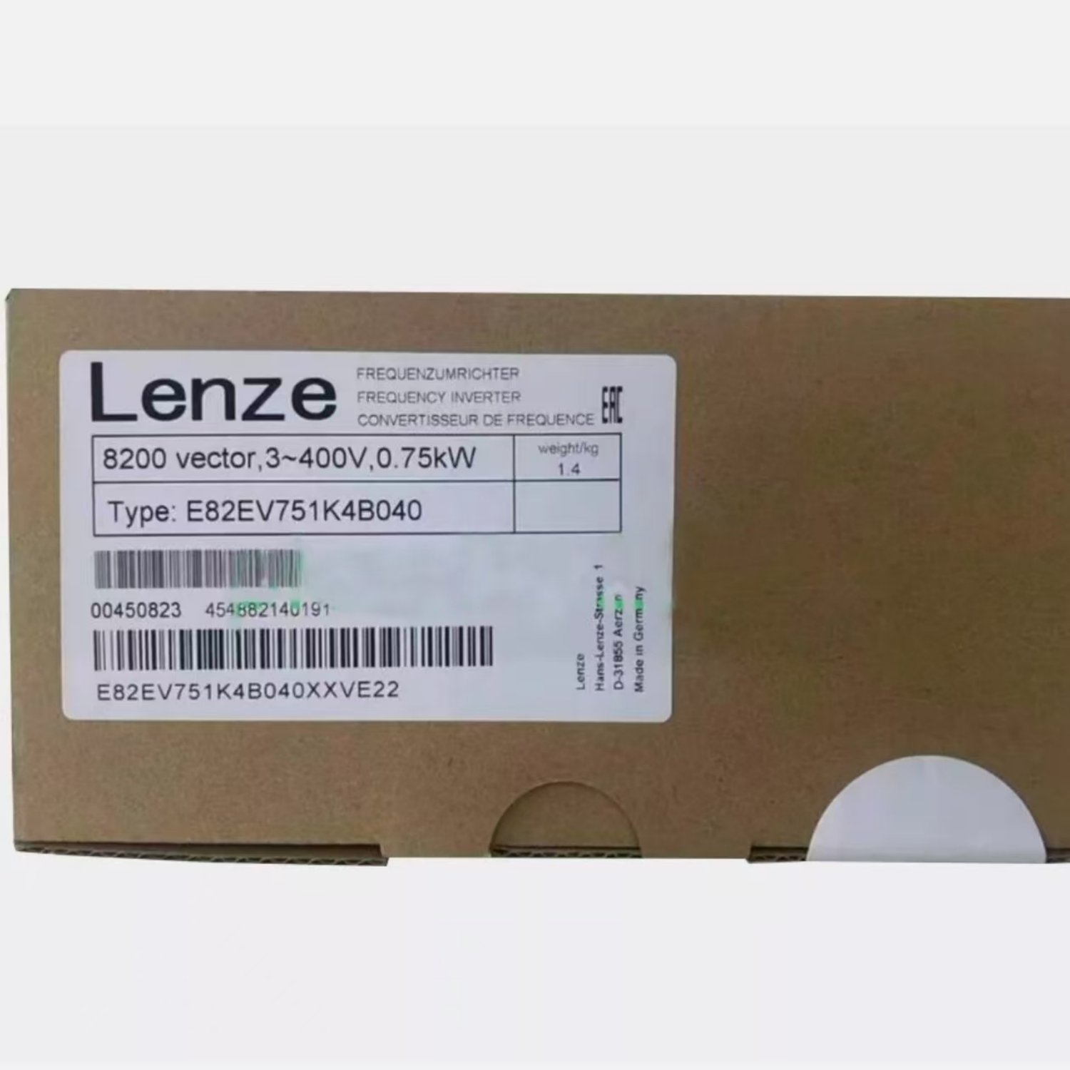 E82EV751K4B040 Inverter For LENZE
