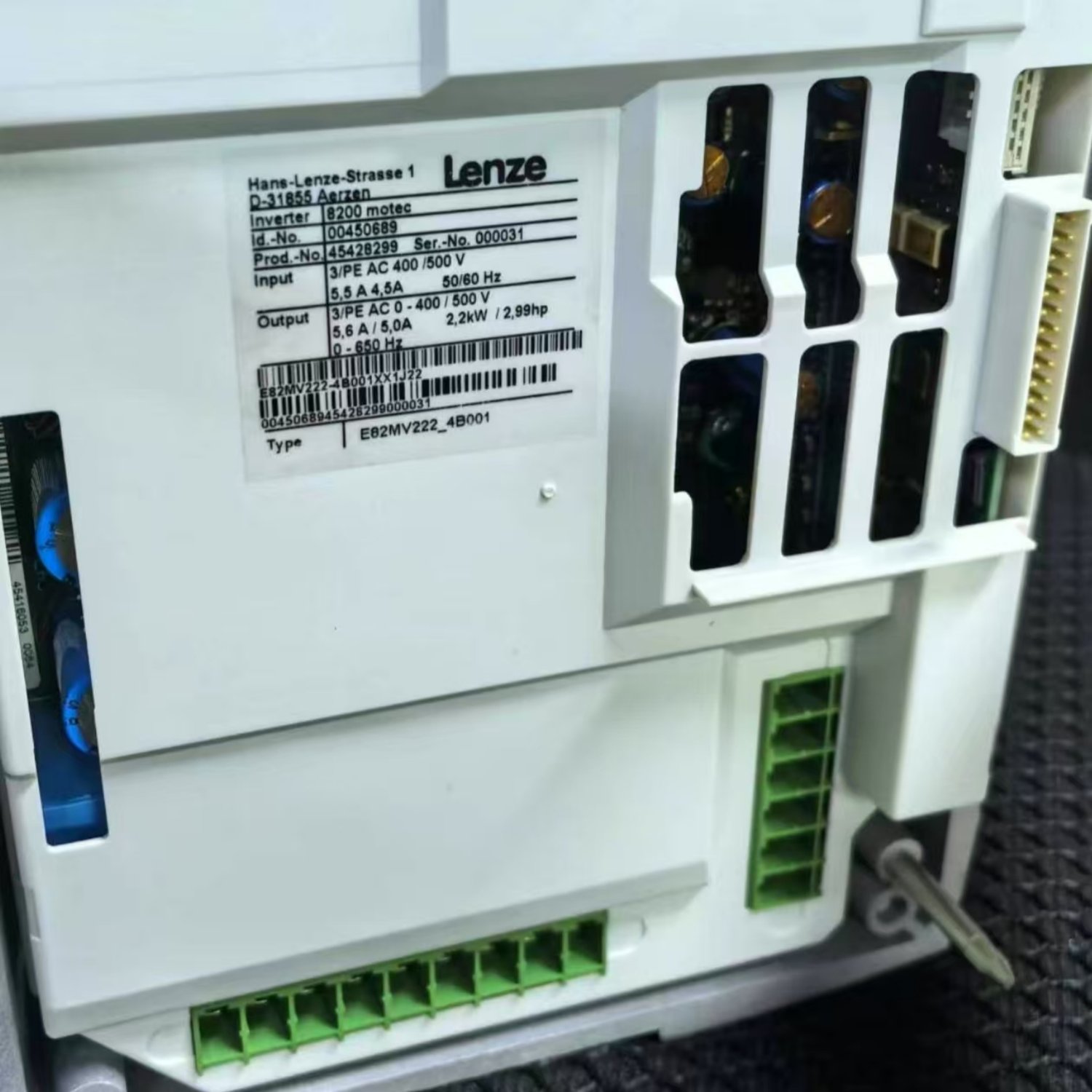 LENZE E82MV222-4B001 Variable Frequency Drive (8200 Motec) - Image 2