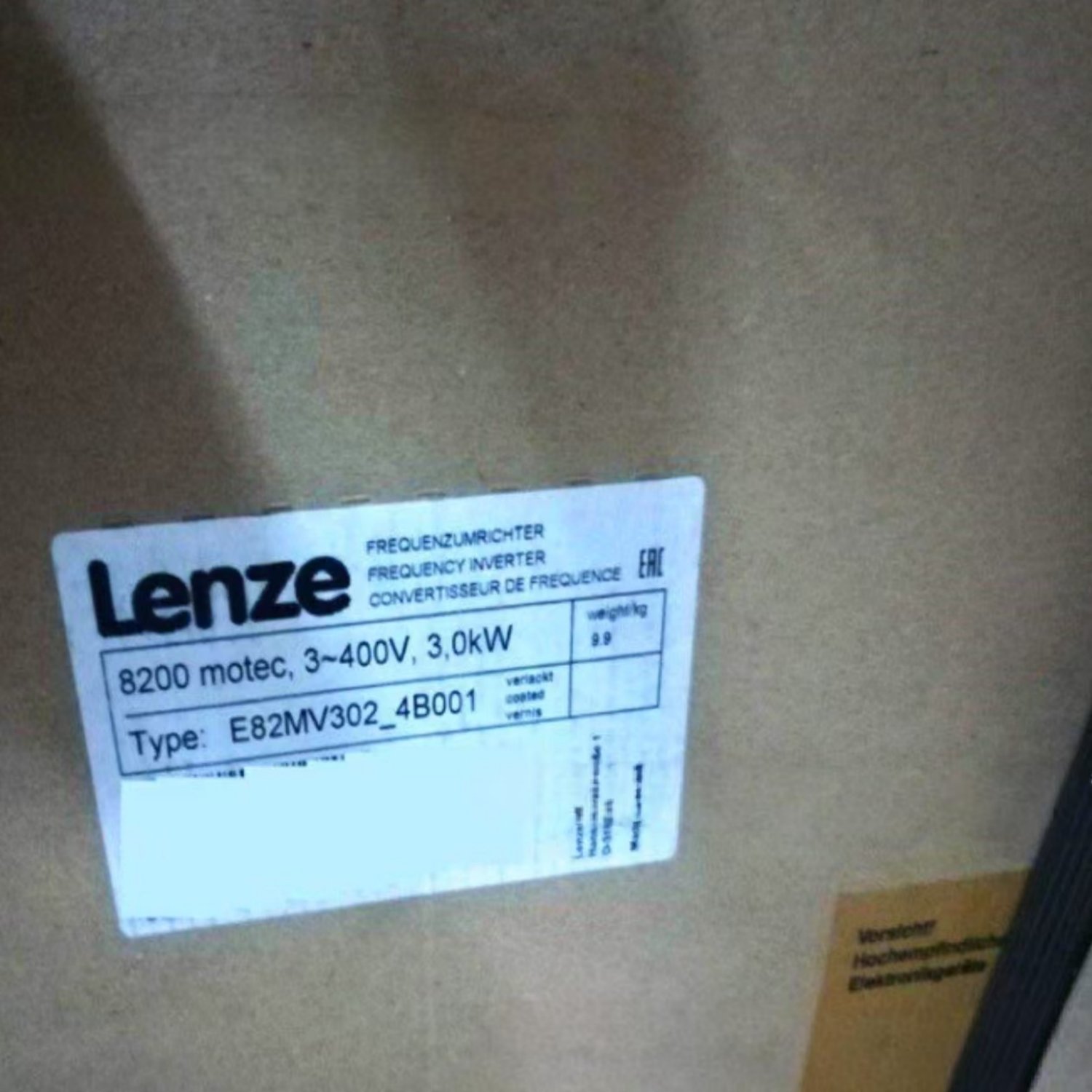 E82MV302-4B001 Inverter For LENZE
