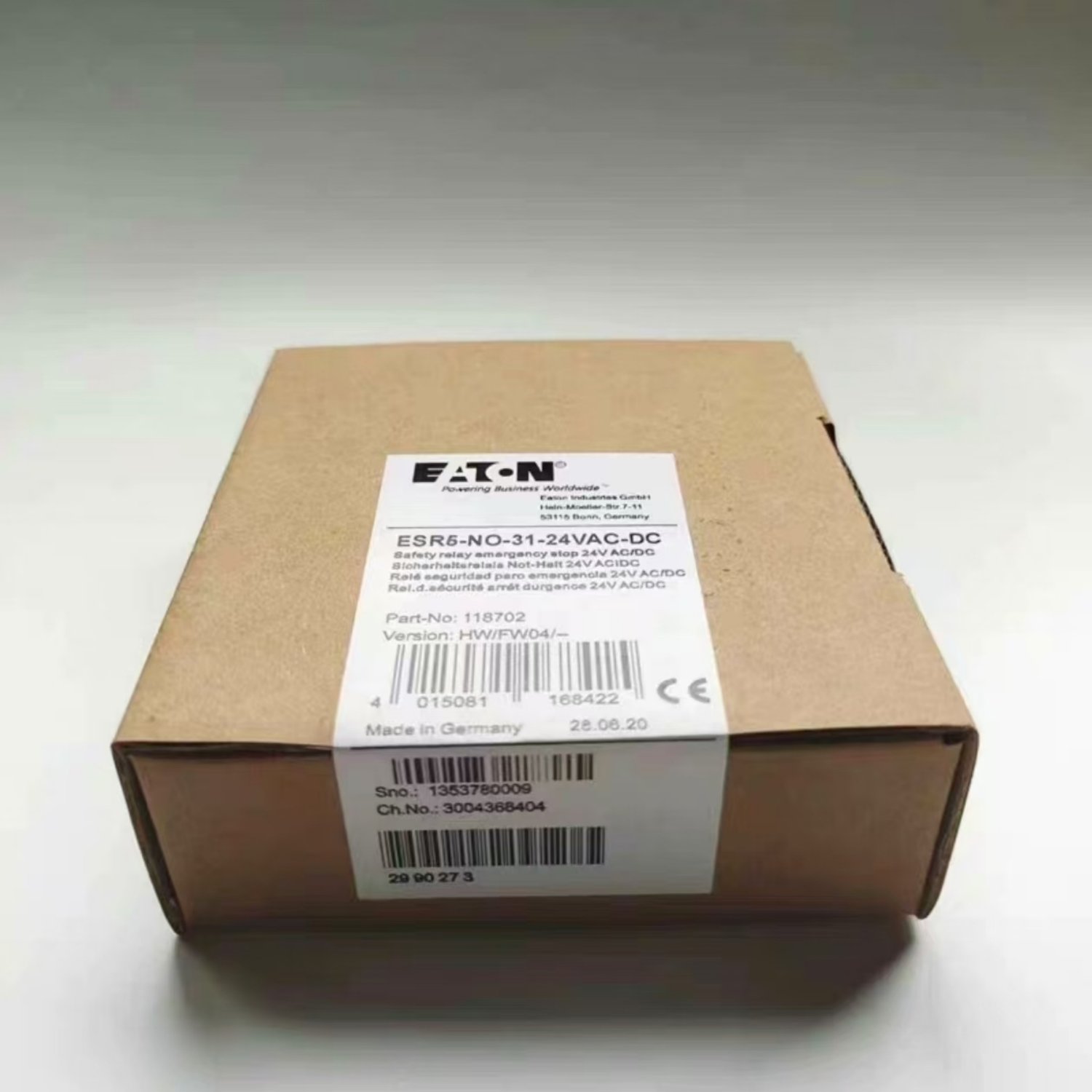 EATON ESR5-NO-31-24VAC-DC Safety Relay