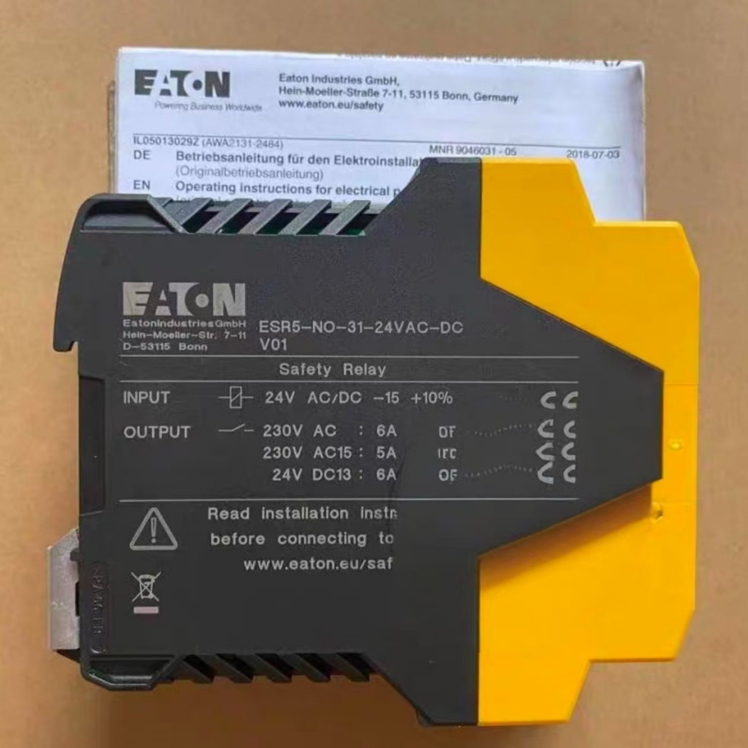 EATON ESR5-NO-31-24VAC-DC Safety Relay (ESR5) - Image 6