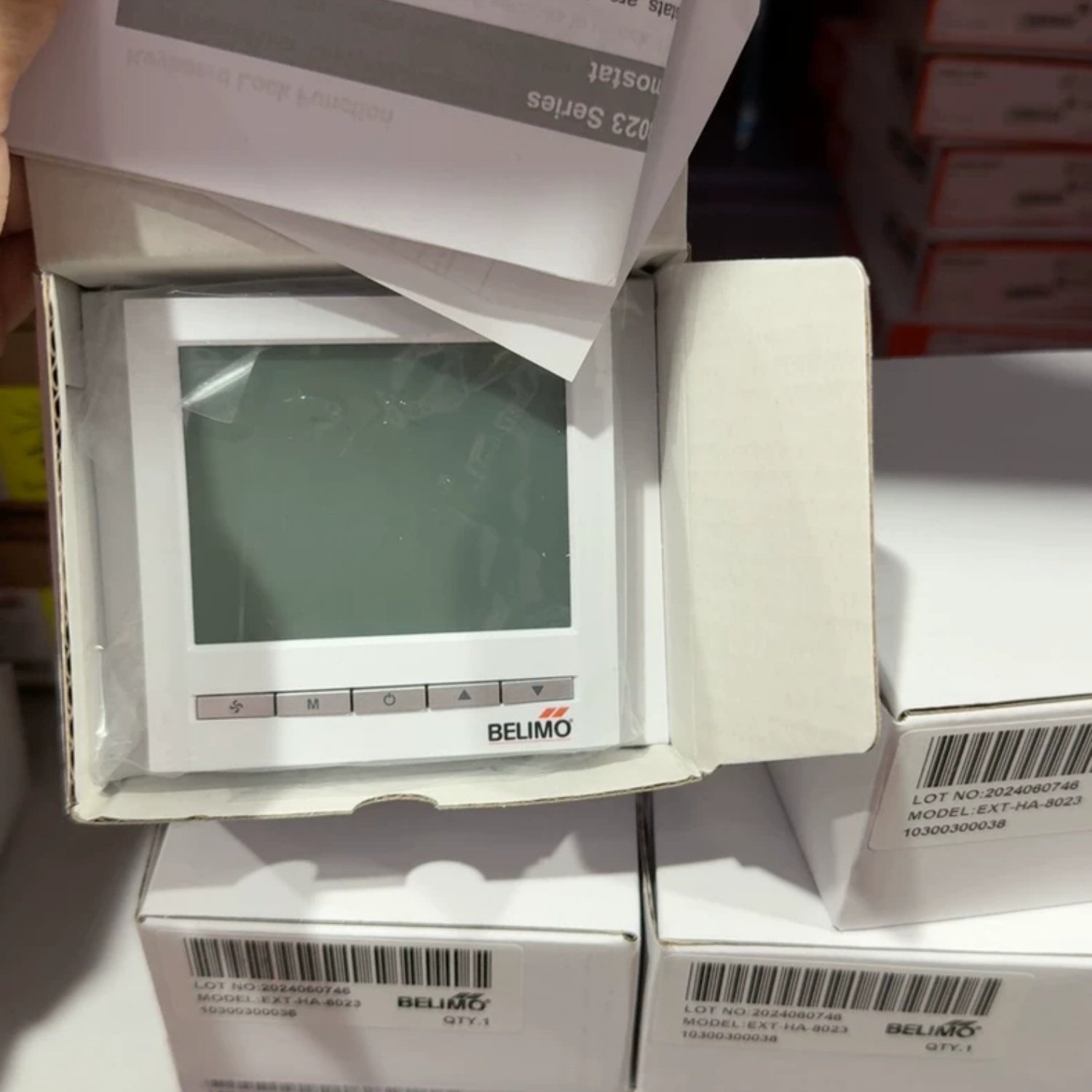 BELIMO EXT-HA-8023 Fan Coil Thermostat (EXT-HA Series)
