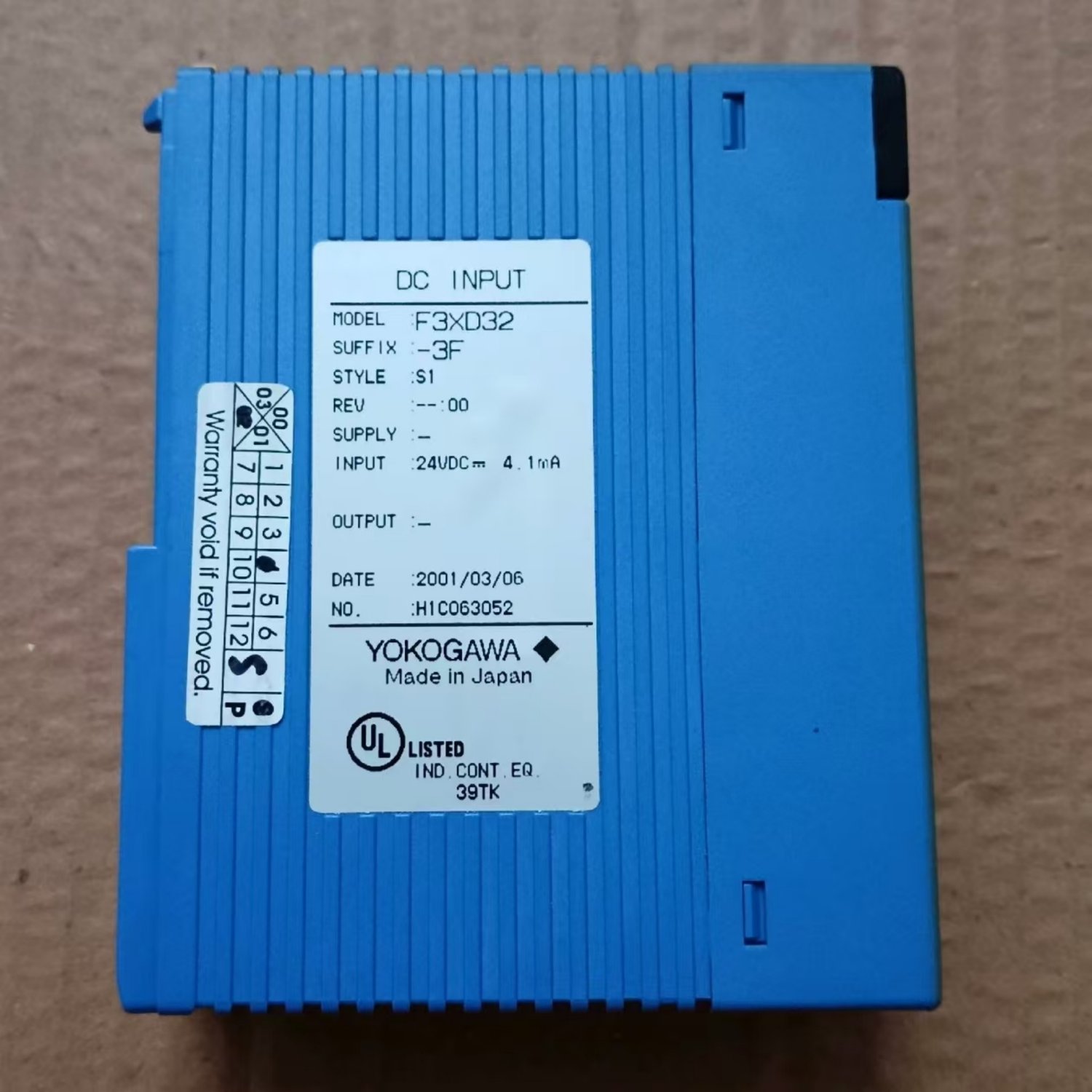 F3XD32-3F YOKOGAWA Digital Input Module - Image 3