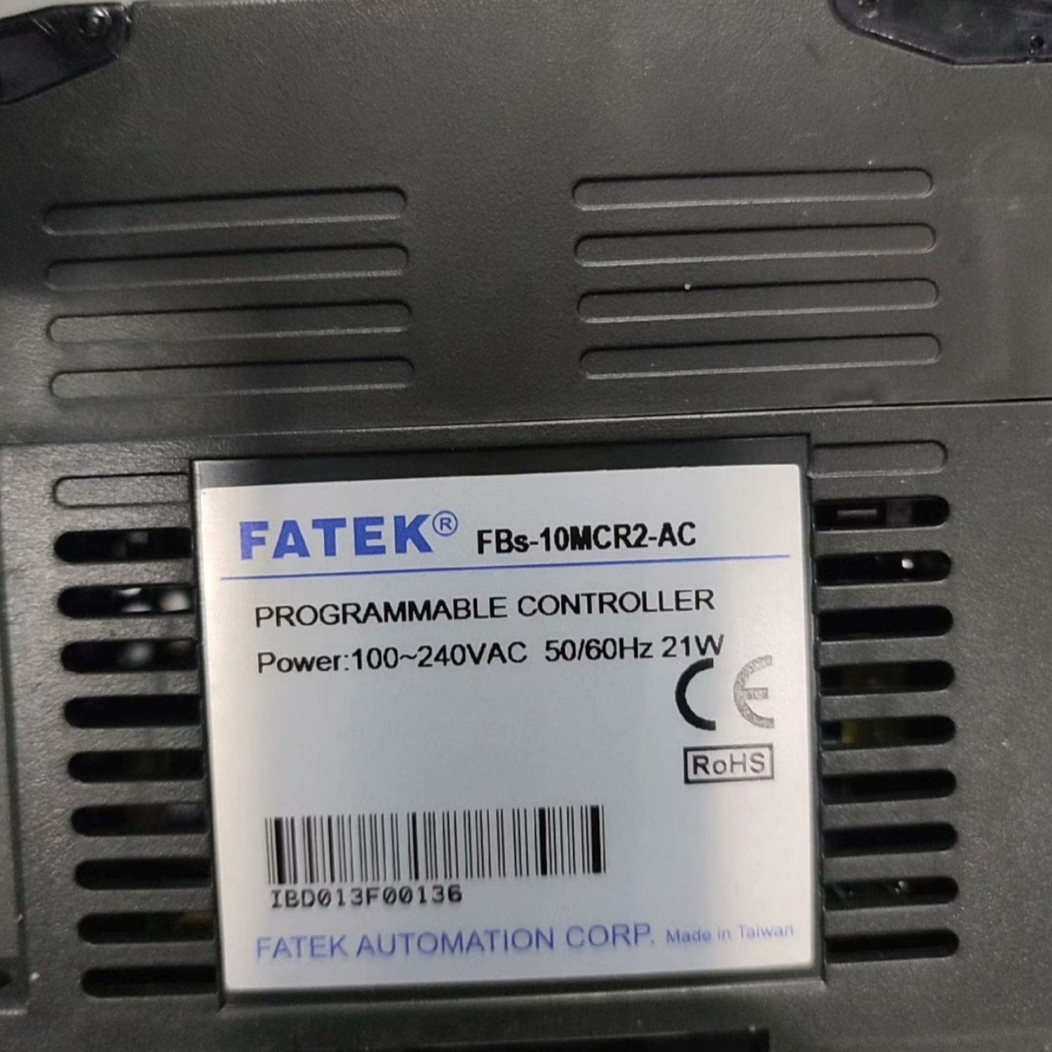 FATEK FBS-10MCR2-AC Compact Advanced PLC Main Unit (FBs-MC Series) - Image 2