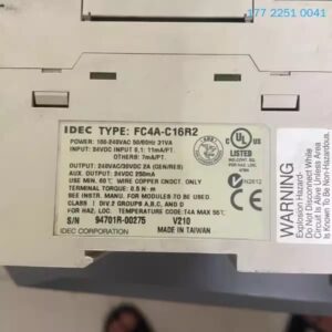 IDEC FC4A-C16R2 PLC CPU Module (MicroSmart FC4A)