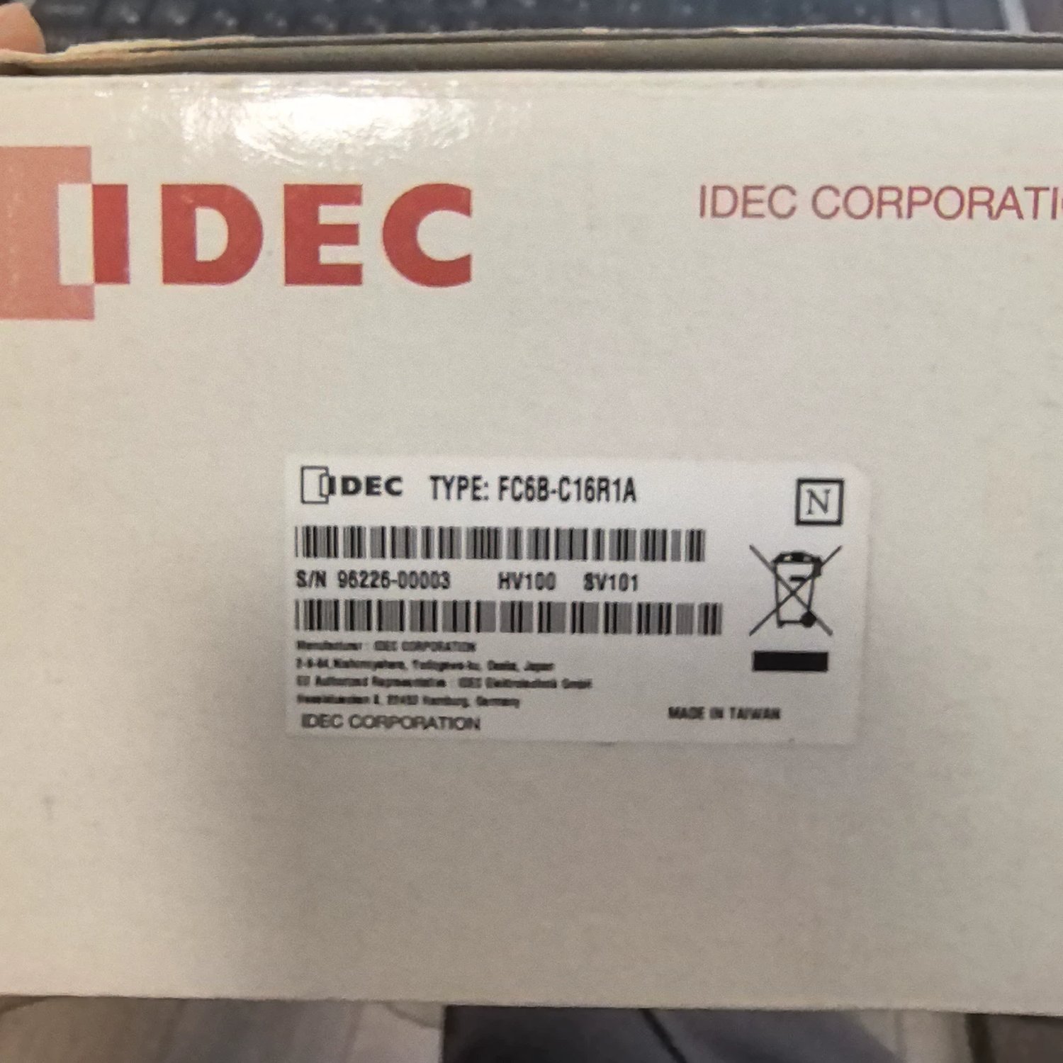 IDEC FC6B-C16R1A PLC CPU Module (MicroSmart Series) - Image 3