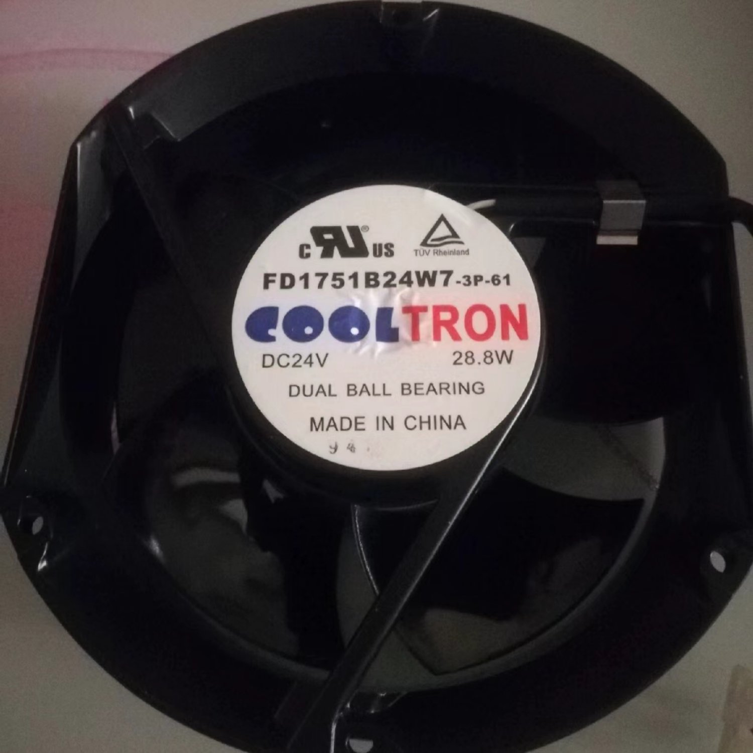 COOLTRON FD1751B24W7-3P-61 DC Brushless Axial Cooling Fan (FD1751 Series)